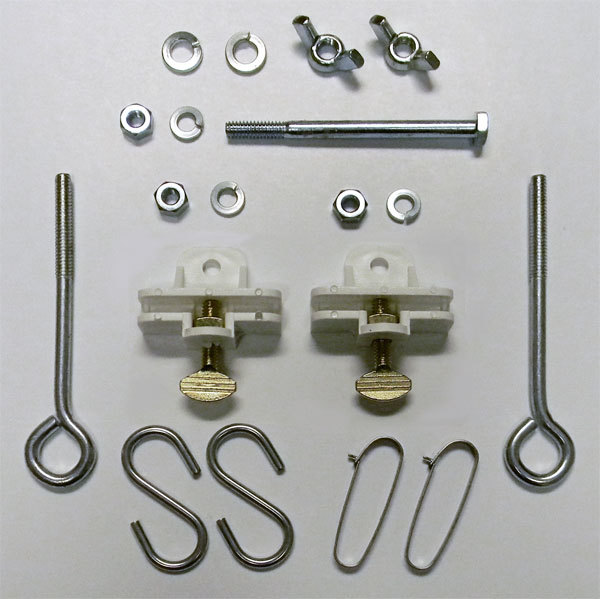 Nest Realty Real Estate Sign hardware Kit for White Aluminum Sign Post