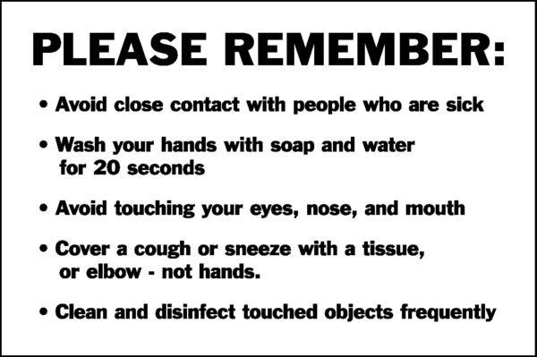 Independent Health & Safety Sign Panel, 12"h x 18"w, 4mm Corrugated Plastic