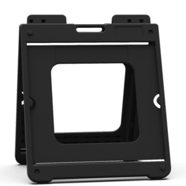 Independent Heavy Duty Plastic A-Frame, 20"h x 20"w, Black