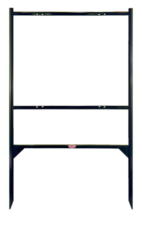 Independent Real Estate Angle Iron Sign Frame, 24"h x 30"w - Black