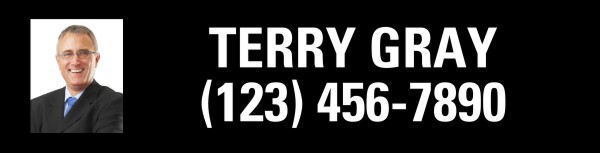 Photo Sign Rider, 24 GA Steel 6"H X 24"W