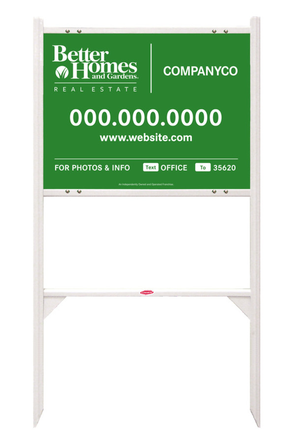 Angle Iron Frame And For Photos & Info Sign Panel Unit, 18"H X 24"W, Steel