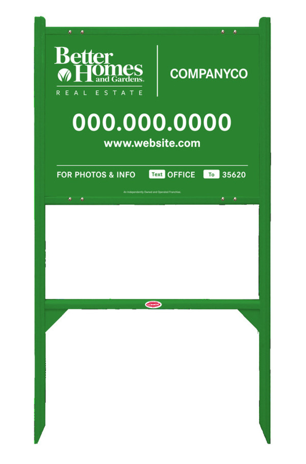 Angle Iron Frame And For Photos & Info Sign Panel Unit, 18"H X 24"W, Steel