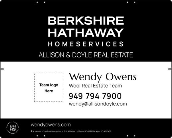 Team Logo Sign Panel, 24"H X 30", Steel