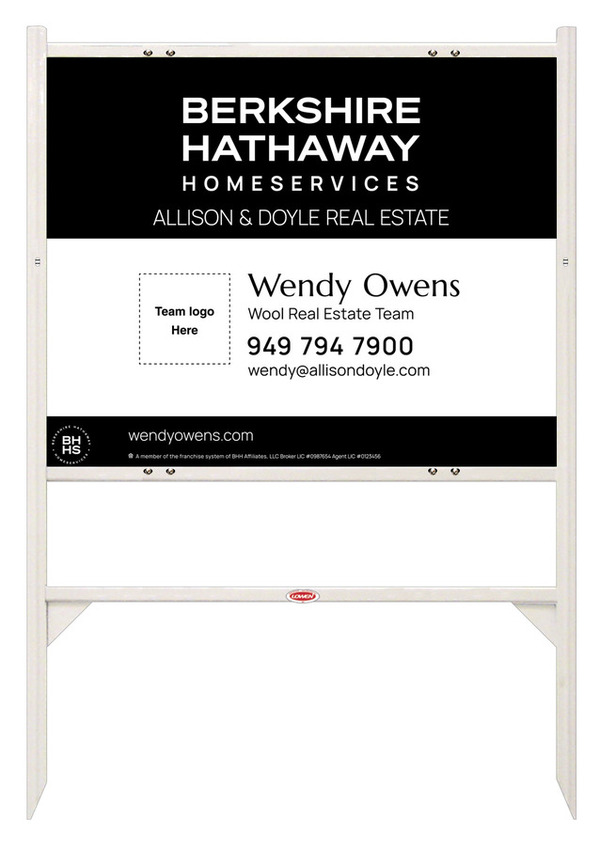 Angle Iron Frame And Team Logo Sign Panel Unit, 24"H X 30"W, Steel