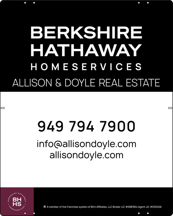 Office Sign Panel, 30"H X 24", Steel