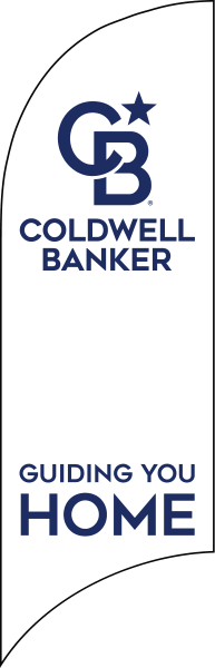 Coldwell Banker&reg; Real Estate GUIDING YOU HOME FEATHER FLAG ONLY, 7-foot