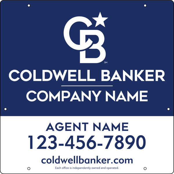 Agent Hanging Sign Panel, 24"H X 24"W, .063 Aluminum