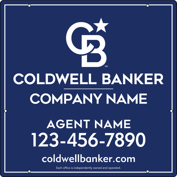 Agent Hanging Sign Panel, 24"H X 24"W, .063 Aluminum