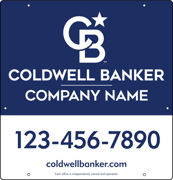Office Hanging Sign Panel, 25"H X 24"W, .063 Aluminum