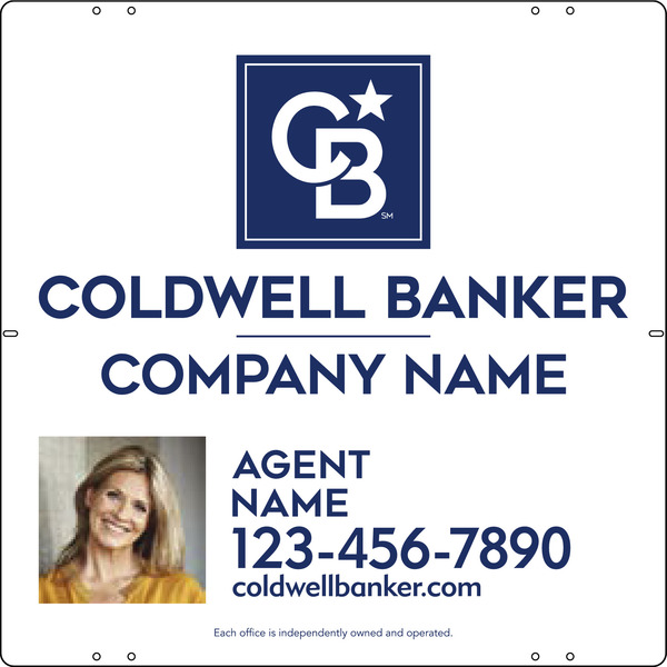 Agent Photo Sign Panel, 24"H X 24"W, .040 Aluminum