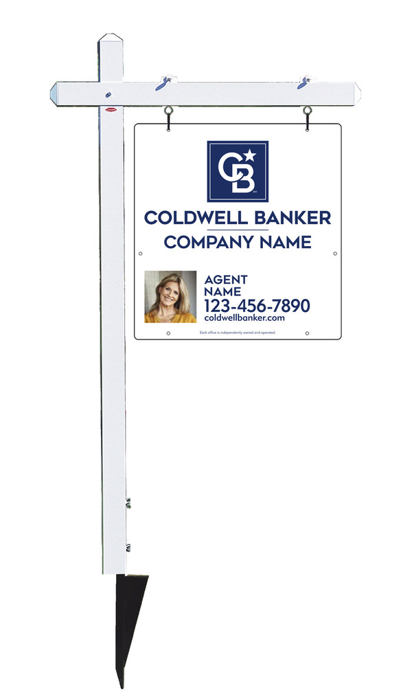 Sign Post And Reflective Agent Photo Sign Panel Unit, 25"H X 24"W, .063 Aluminum