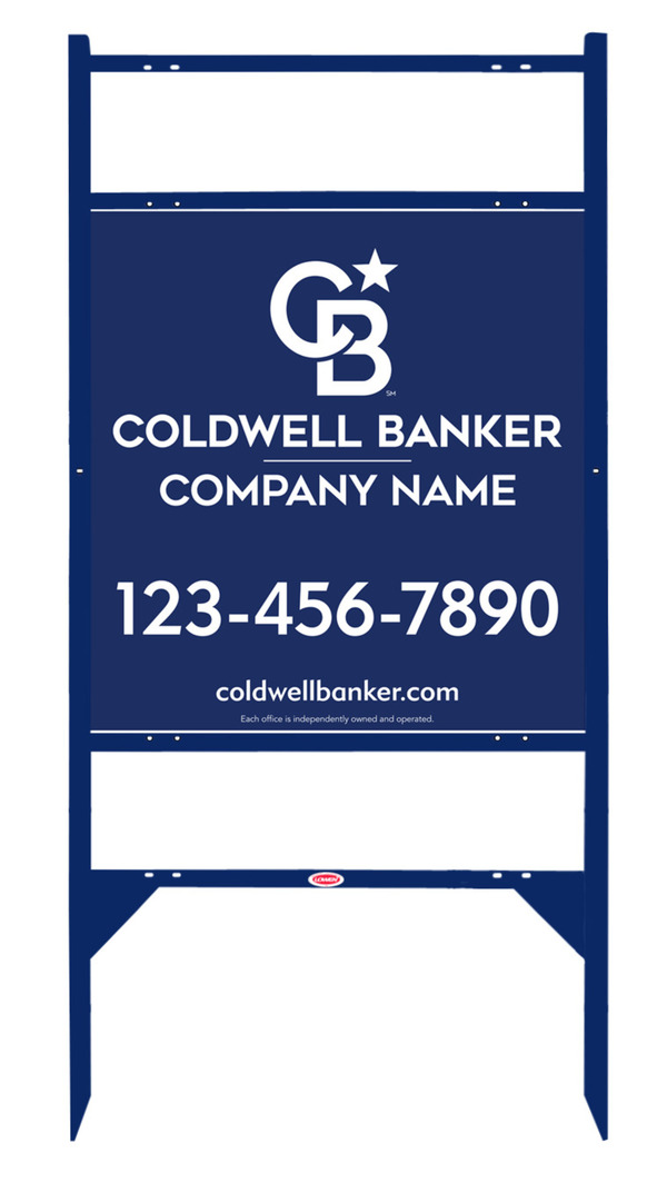 Angle Iron Frame W/ 2 Rider Inserts And Office Sign Panel Unit, 25"H X 24"W, Steel