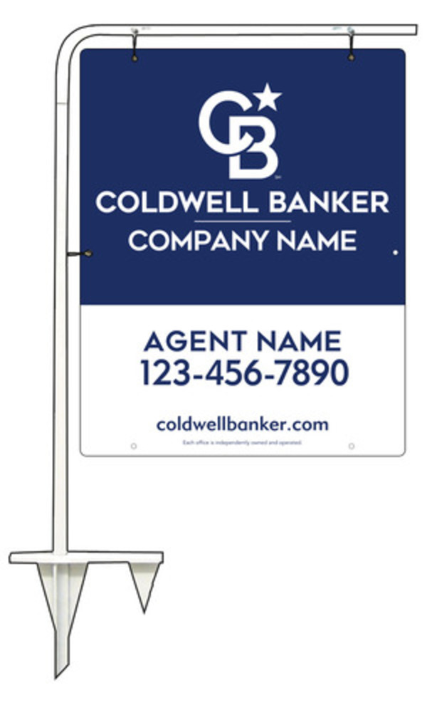 Tubular Stake And Reflective Agent Sign Panel Unit, 30"H X 24"W, .063 Aluminum