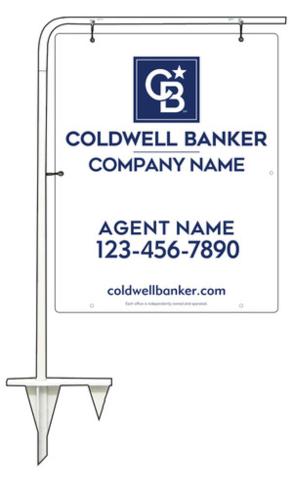 Tubular Stake And Reflective Agent Sign Panel Unit, 30"H X 24"W, .063 Aluminum