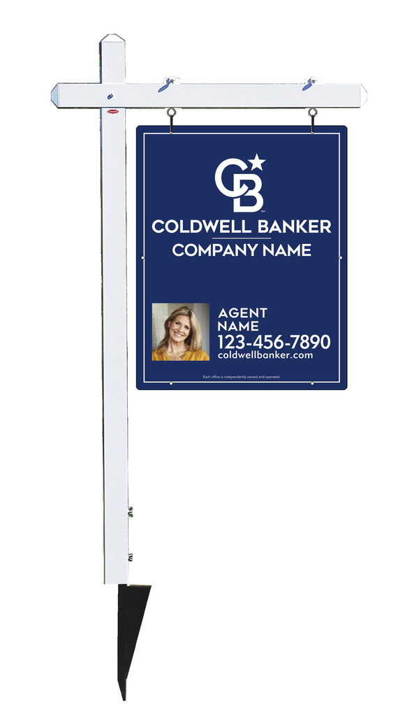 Sign Post And Reflective Agent Photo Sign Panel Unit, 30"H X 24"W, .063 Aluminum