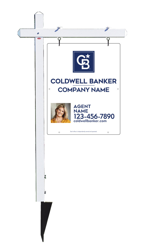 Sign Post And Reflective Agent Photo Sign Panel Unit, 30"H X 24"W, .063 Aluminum