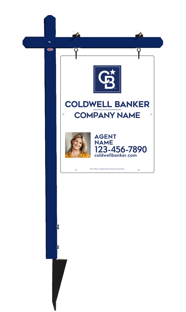 Sign Post And Reflective Agent Photo Sign Panel Unit, 30"H X 24"W, .063 Aluminum