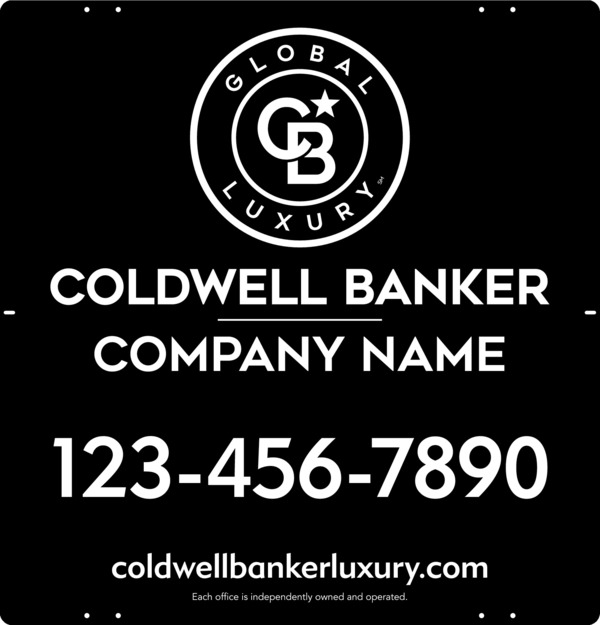 Reflective Office Sign Panel, 25"H X 24"W, 3mm Aluminum Composite