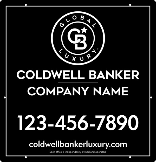 Office Hanging Sign Panel, 25"H X 24"W, 3mm Aluminum Composite