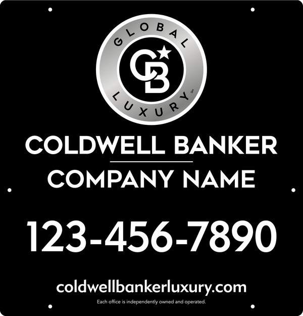 Office Hanging Sign Panel, 25"H X 24"W, 3mm Aluminum Composite