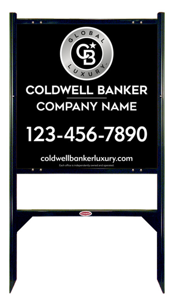 Angle Iron Frame And Reflective Office Sign Panel Unit, 24"H X 24"W, 3mm Aluminum Composite