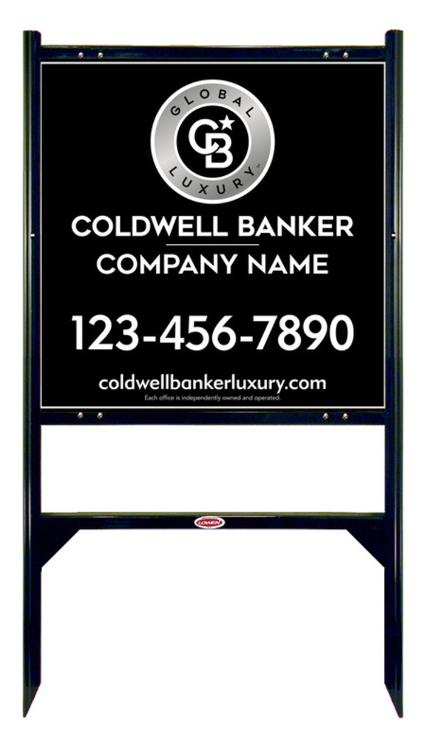 Angle Iron Frame And Reflective Office Sign Panel Unit, 24"H X 24"W, 3mm Aluminum Composite