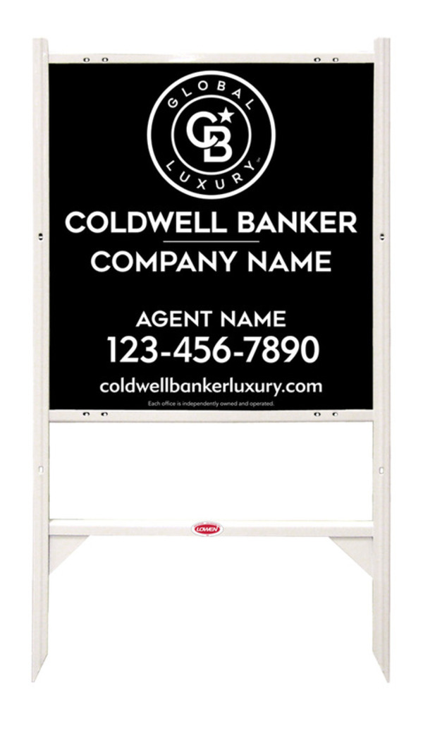 Angle Iron Frame And Reflective Agent Sign Panel Unit, 25"H X 24"W, 3mm Aluminum Composite
