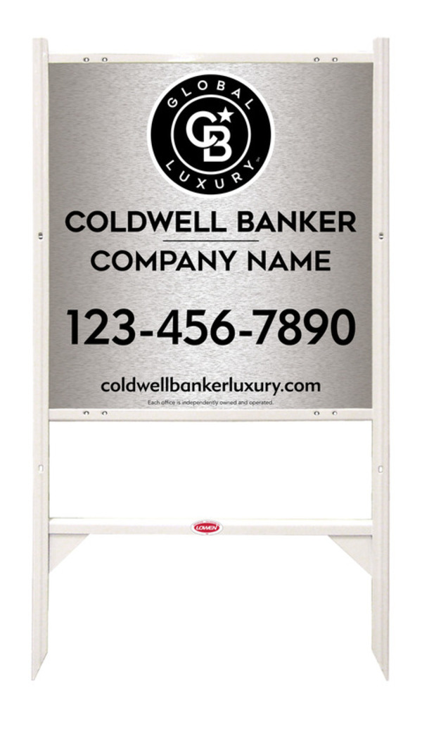 Angle Iron Frame And Office Sign Panel Unit, 25"H X 24"W, Brushed Aluminum Composite