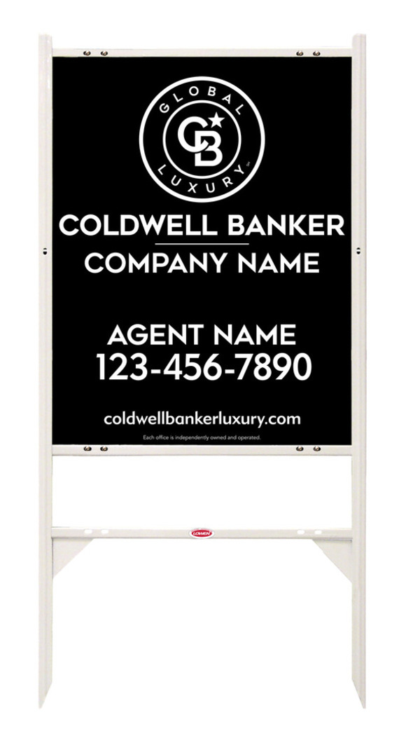 Angle Iron Frame And Reflective Agent Sign Panel Unit, 30"H X 24"W, .040 Aluminum