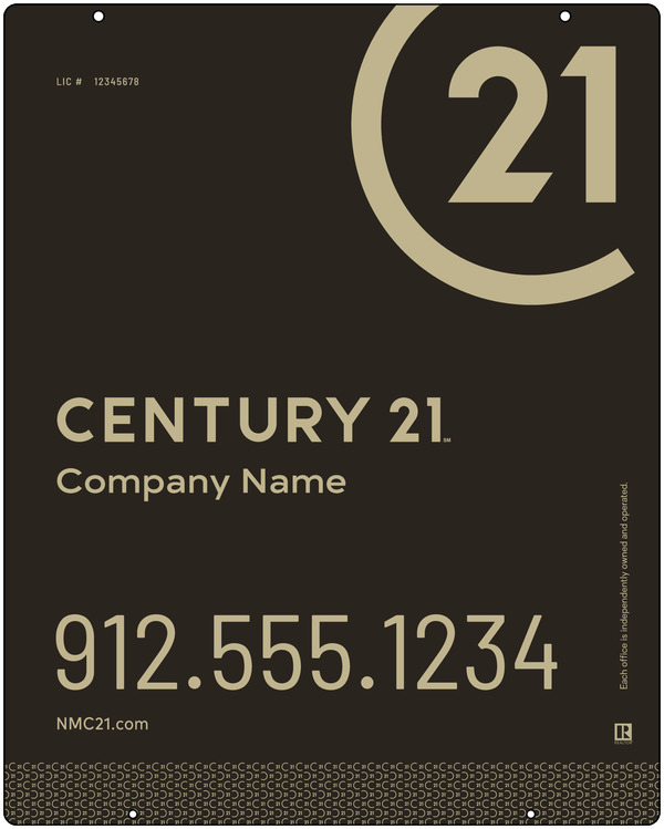 Aluminum Hanging Panel 30X24 Df - Century 21 | Lowen Sign