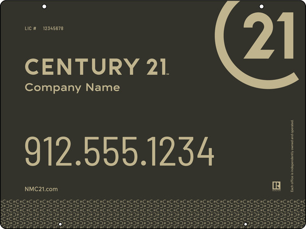 Aluminum Composite Reflective Hanging Panel 18X24 - C21 | Lowen Sign