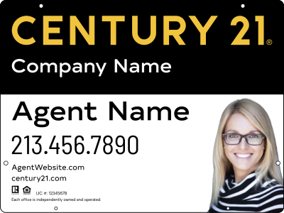 CENTURY 21&reg; Steel Hanging Panel 18x24 DF - Century 21 | Lowen Sign