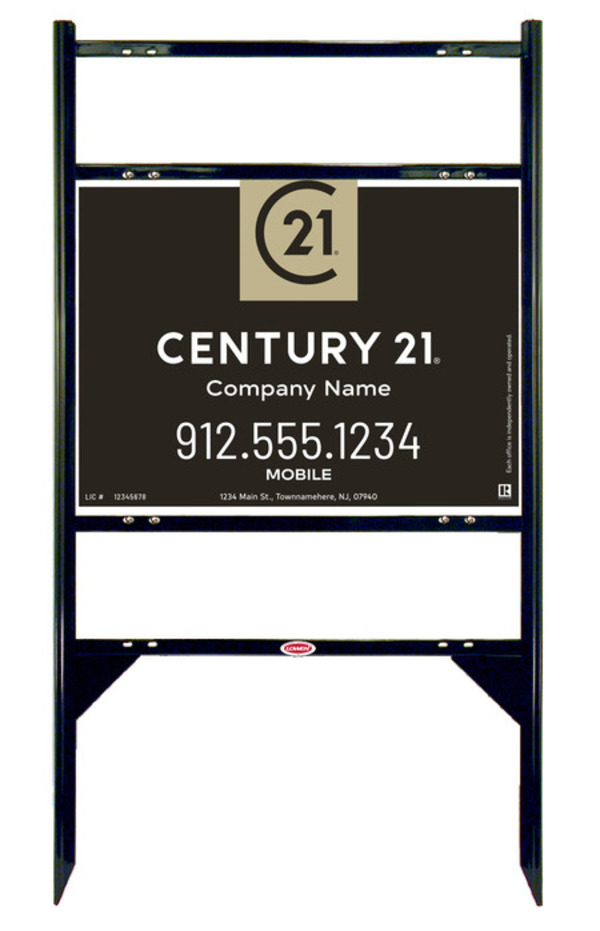 Thor Frame 18X24 Aluminum Composite Dual Rider Office - Century 21 | Lowen Sign