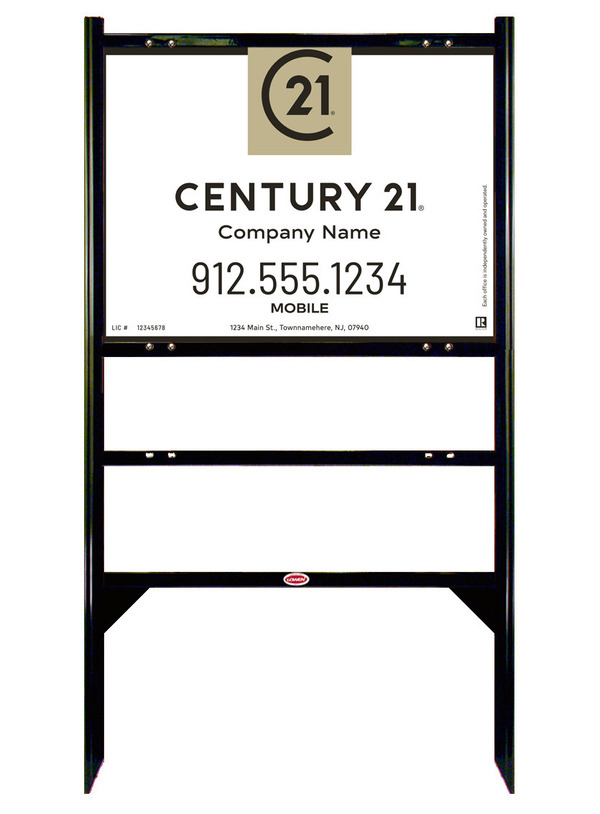 Thor Frame 18X24 Aluminum Single Rider Executive Office - Century 21 | Lowen Sign