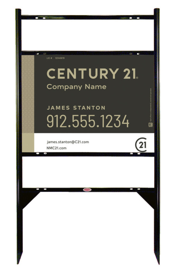 Thor Frame 18X24 Aluminum Composite Dual Rider Standard - Century 21 | Lowen Sign