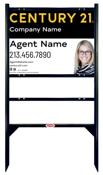 CENTURY 21&reg; Thor Frame Unit 18x24 Steel Single Rider Select Office - Century 21 | Lowen Sign