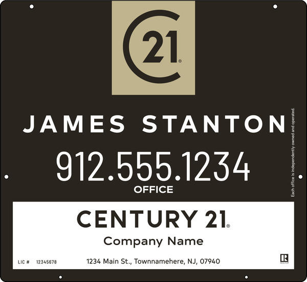 Aluminum Composite Agent Centric Hanging Panel 22X24 - C21