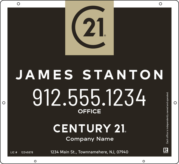 Aluminum Composite Agent Centric Hanging Panel 22X24 - C21