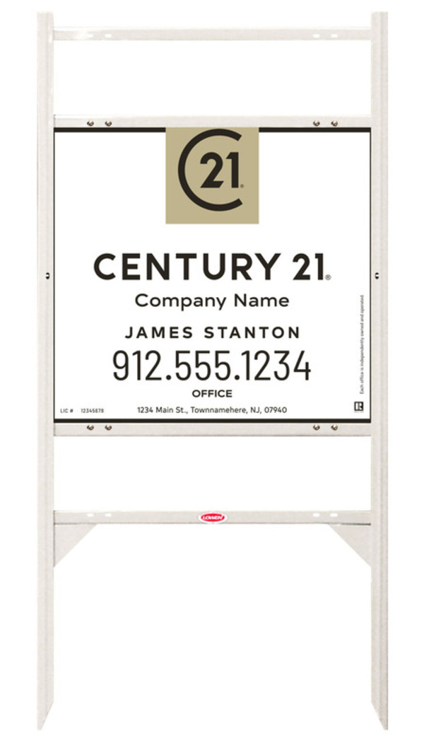 Thor Frame Unit 22X24 Steel Office White - Century 21 | Lowen Sign