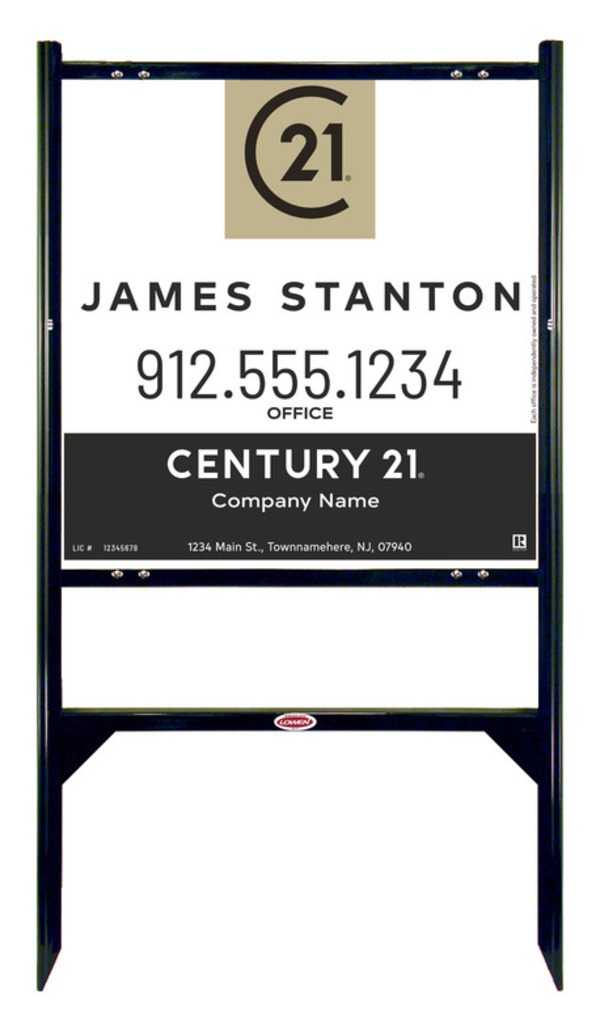 Gibraltar Frame 24X24 Aluminum Agent Centric Sales - Century 21 | Lowen Sign