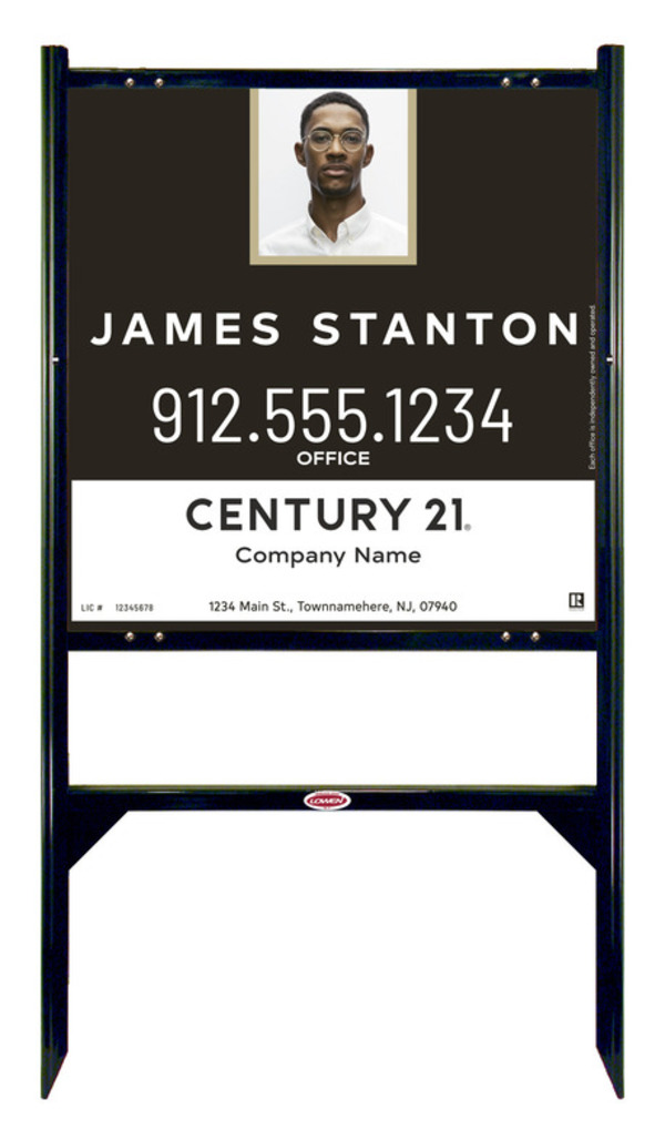 Gibraltar Frame 24X24 Aluminum Composite Agent Photo Sales - Century 21 | Lowen Sign