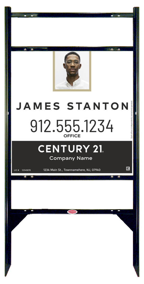 Thor Frame 24X24 Aluminum Agent Photo Property - Century 21 | Lowen Sign