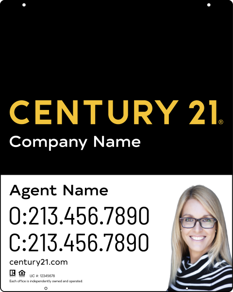 CENTURY 21&reg; Steel Hanging Panel 30x24 DF - Century 21 | Lowen Sign