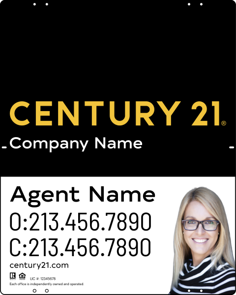 CENTURY 21&reg; Reflective Panel 30x24 Steel DF Commercial Office - Century 21 | Lowen Sign