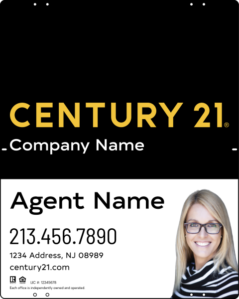 CENTURY 21&reg; Reflective Panel 30x24 Steel DF Premium Office - Century 21 | Lowen Sign