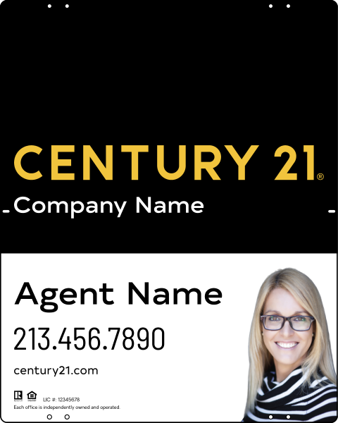 CENTURY 21&reg; Reflective Panel 30x24 Steel DF Listing Office - Century 21 | Lowen Sign