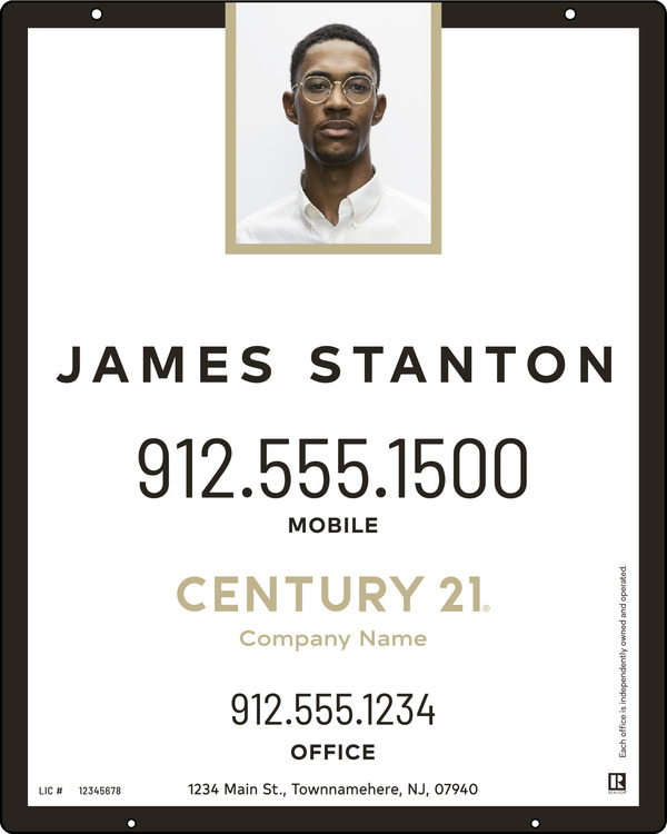 Aluminum Composite Agent Photo Centric Hanging Panel 30X24 - C21