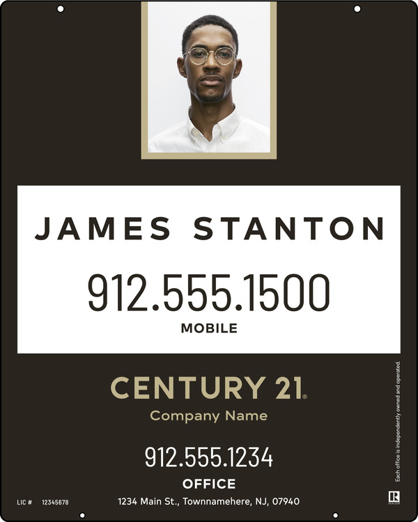 Aluminum Composite Agent Photo Centric Hanging Panel 30X24 - C21