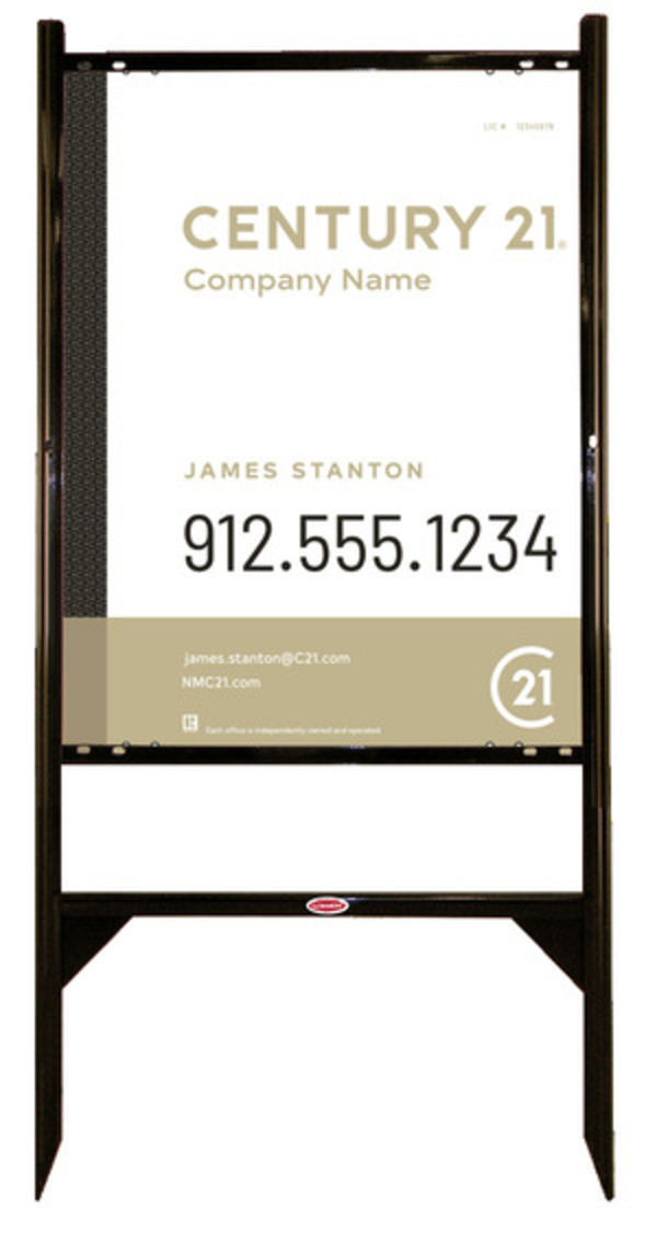 Gibraltar Frame Unit 30X24 Aluminum Modern - Century 21 | Lowen Sign